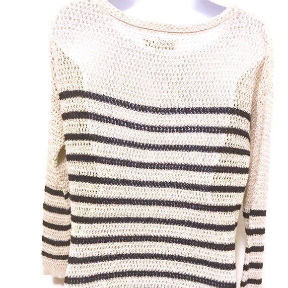 NWOT LOFT LINEN BLEND LONG SLEEVE SWEATER - Picture 4 of 5